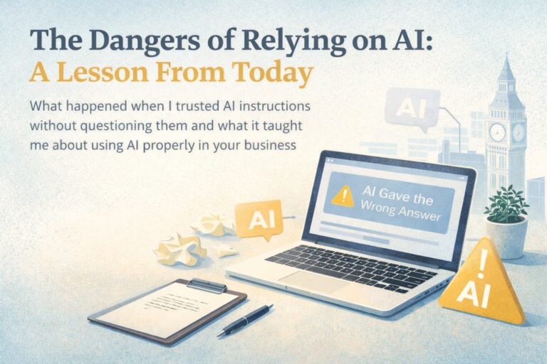 A-laptop-showing-an-AI-error-warning-on-a-London-desk-illustrating-the-dangers-of-relying-on-AI-for-business-decisions